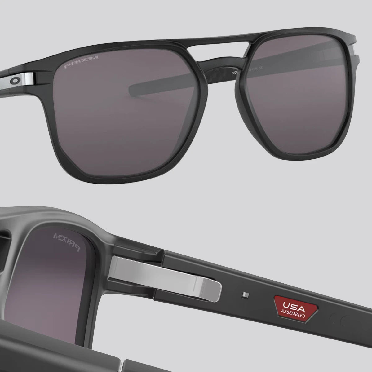 Lentes de Sol Oakley Latch Beta Prizm Grey/Matte Black