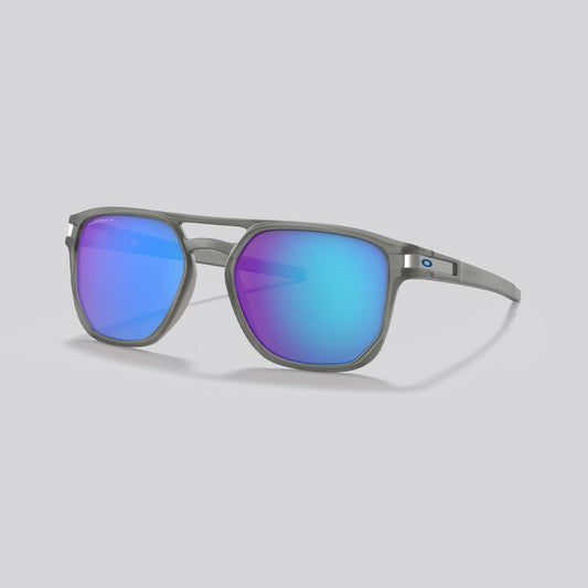 Lentes de Sol Oakley Latch Beta Matte Grey Ink/Prizm Sapphire Iridium Polarizado