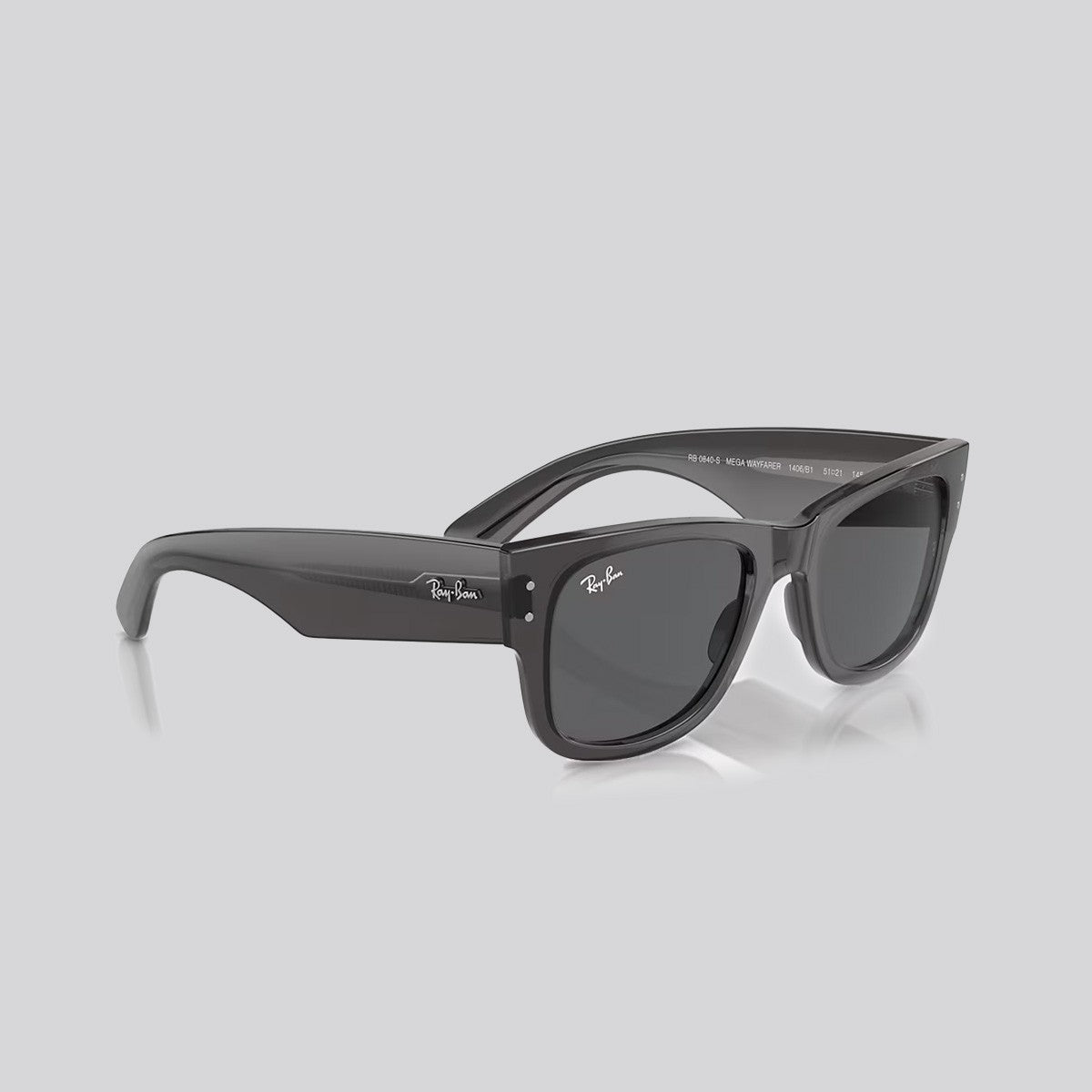 Lentes de Sol Ray-Ban Mega Wayfarer Black/ Grey