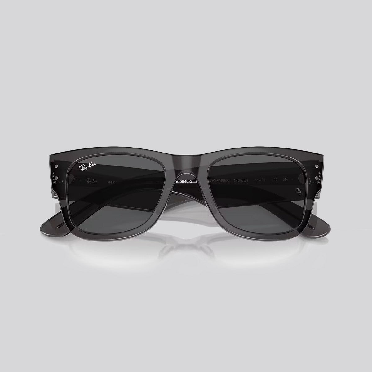 Lentes de Sol Ray-Ban Mega Wayfarer Black/ Grey