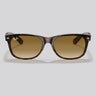 Lentes de Sol Ray-Ban New Wayfarer Classic Polished Light Havana/Light Brown Gradient