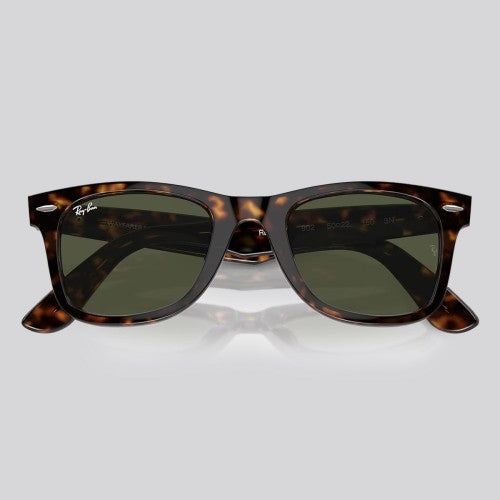 Lentes de Sol Ray-Ban New Wayfarer Classic Tortoise  G-15 Brown/Green Ray-Ban