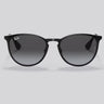Lentes de Sol Ray-Ban Erika Metal Black / Grey Gradient