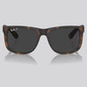 Lentes de Sol Ray-Ban Justin Classic Matte Havana/Dark Grey