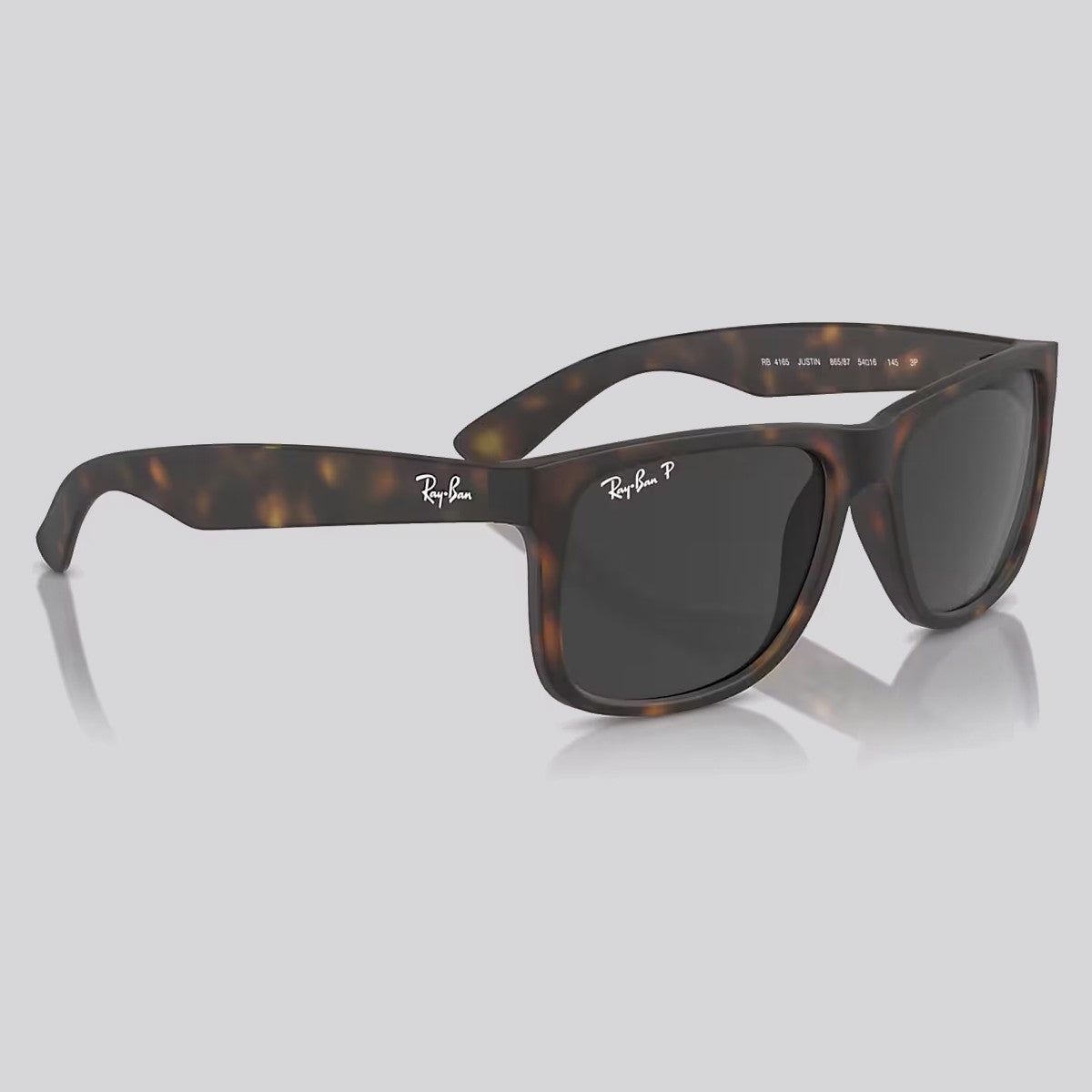 Lentes de Sol Ray-Ban Justin Classic Matte Havana/Dark Grey