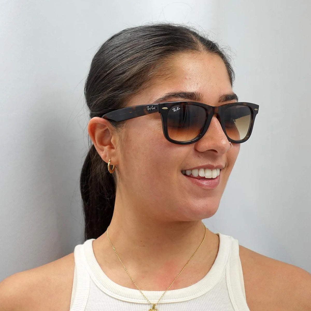Lentes de Sol Ray-Ban Wayfarer Ease Brown