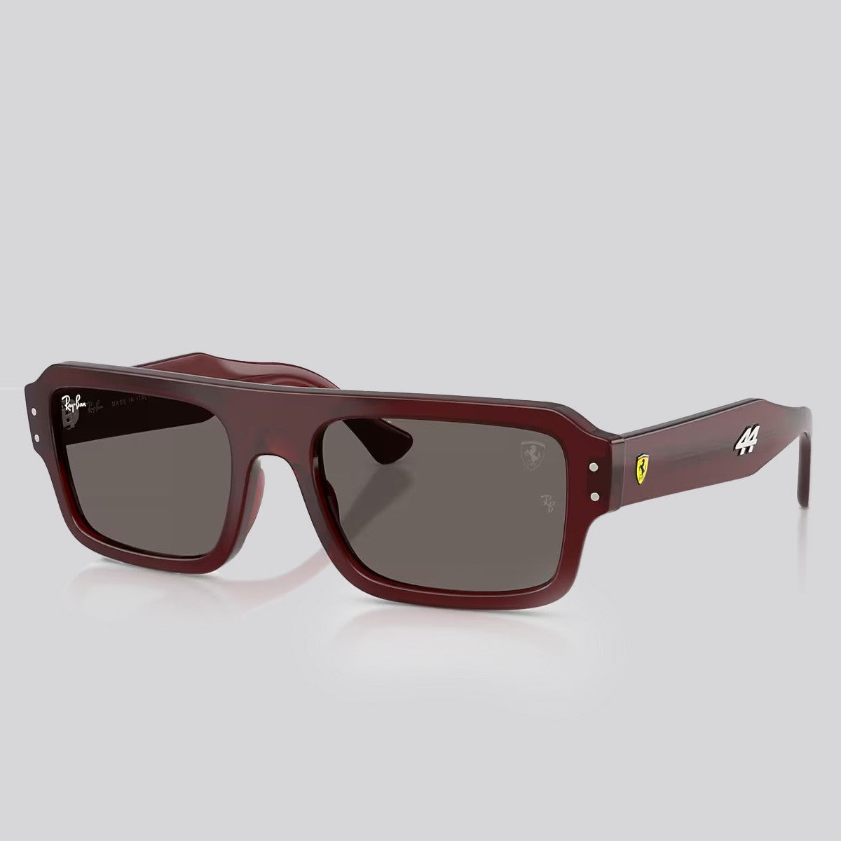 Lentes de Sol Ray-Ban Lewis Hamilton Flacko Red Trasparent/Grey