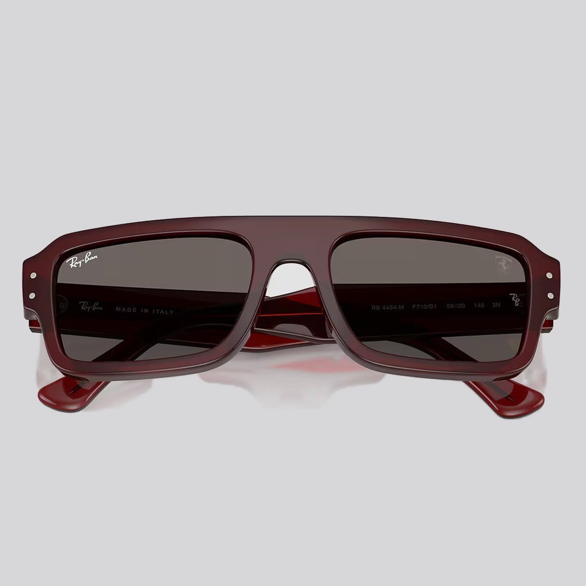 Lentes de Sol Ray-Ban Lewis Hamilton Flacko Red Trasparent/Grey
