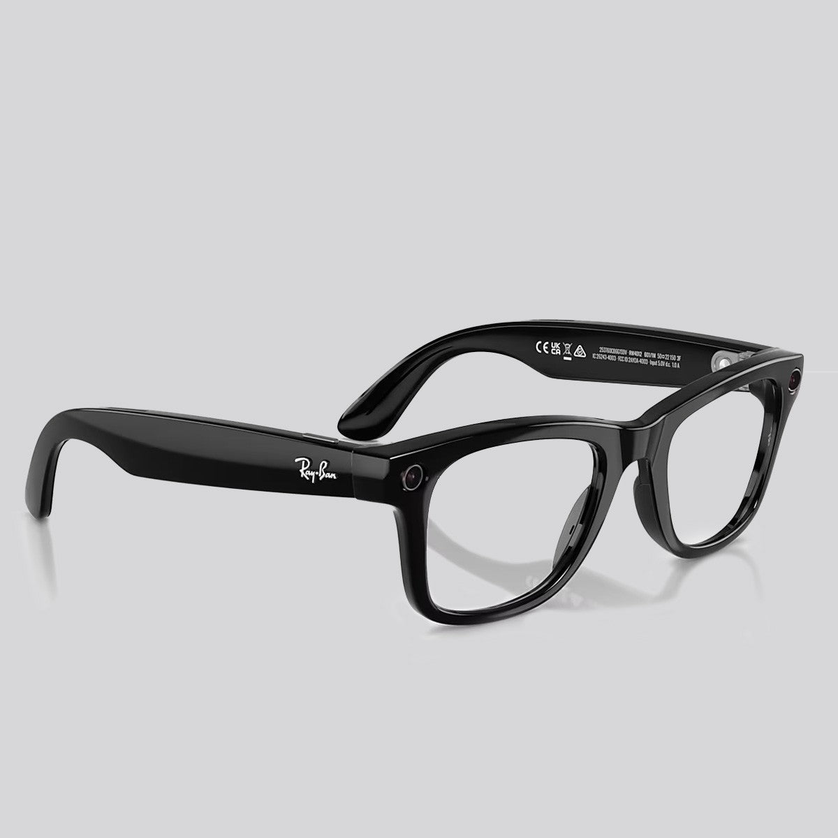 Lentes de Sol Ray-Ban Wayfarer Meta Gen 2 Black Polarizado