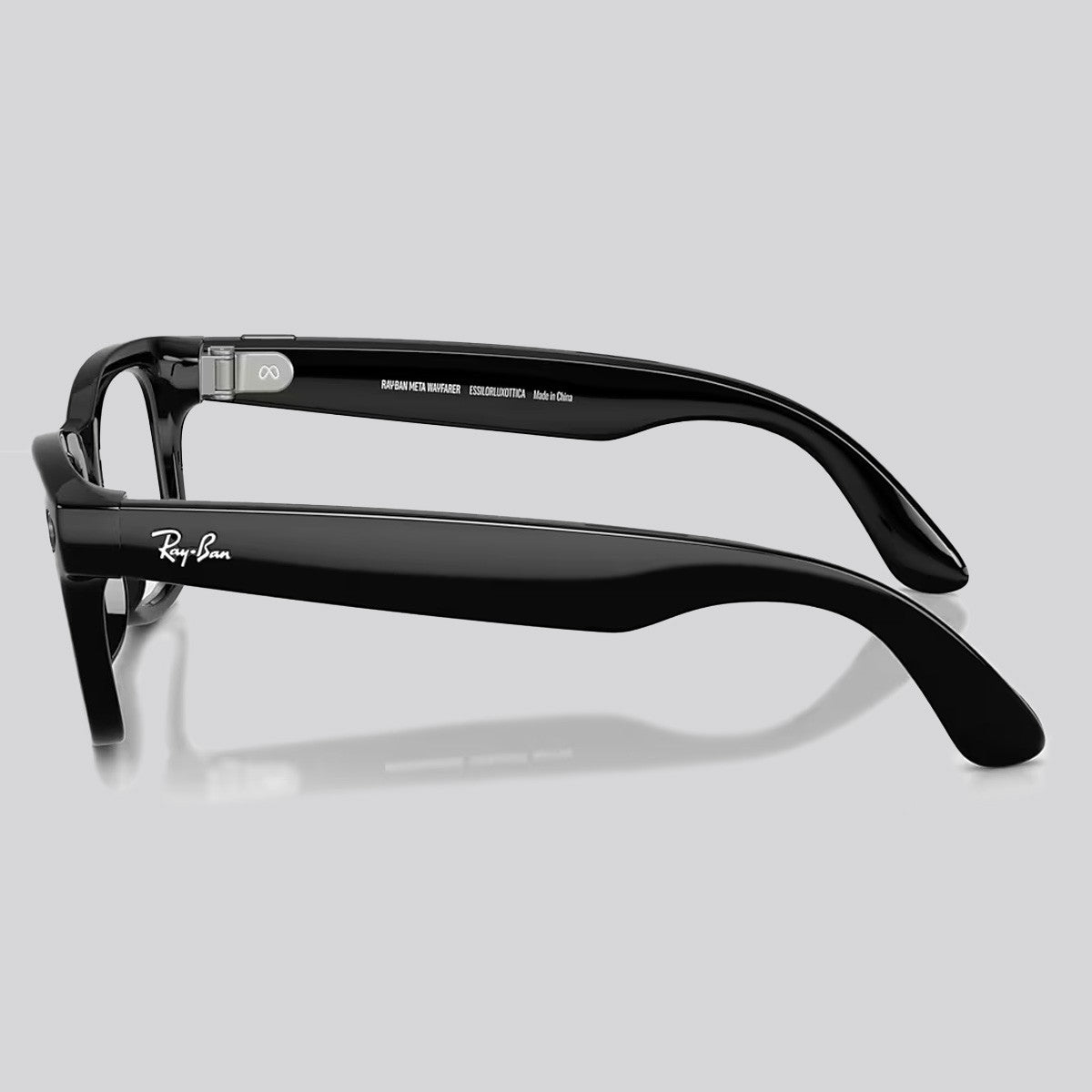 Lentes de Sol Ray-Ban Wayfarer Meta Gen 2 Black Polarizado