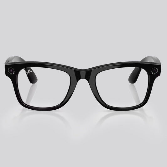 Lentes de Sol Ray-Ban Wayfarer Meta Gen 2 Black Polarizado 53-22