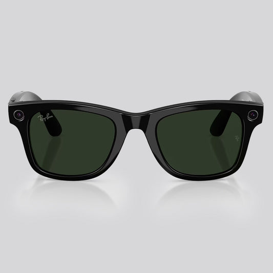 Lentes de Sol Ray-Ban Wayfarer Meta Gen 2 Black Polarizado 53-22
