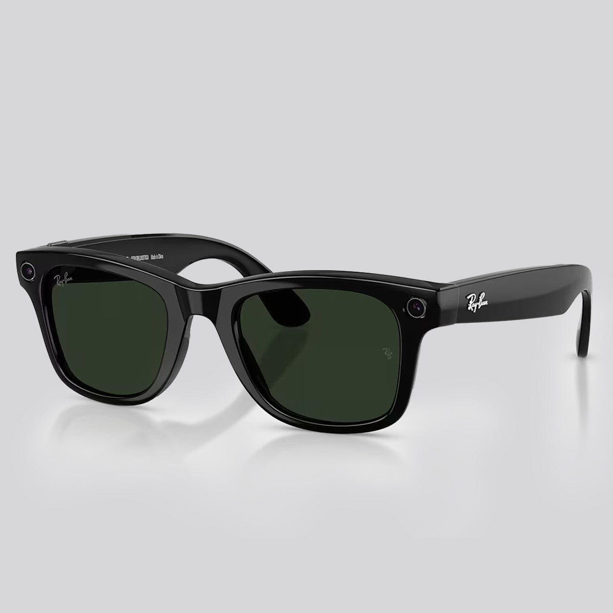 Lentes de Sol Ray-Ban Wayfarer Meta Gen 2 Black Polarizado 53-22