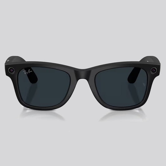 Lentes de Sol Ray-Ban Wayfarer Meta Gen 2 Matte Black Polarizado