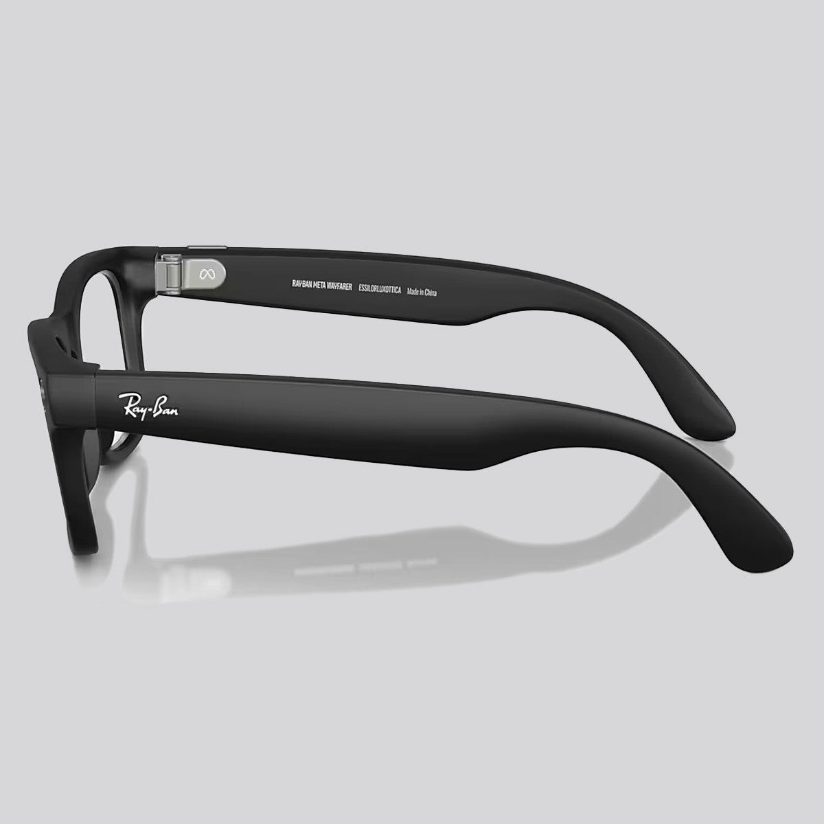 Lentes de Sol Ray-Ban Wayfarer Meta Gen 2 Matte Black Polarizado
