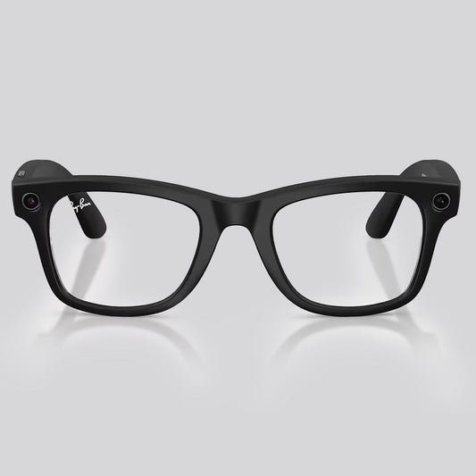 Lentes de Sol Ray-Ban Wayfarer Meta Gen 2 Matte Black Polarizado 53-22