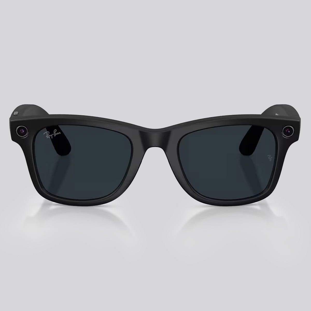 Lentes de Sol Ray-Ban Wayfarer Meta Gen 2 Matte Black Polarizado 53-22