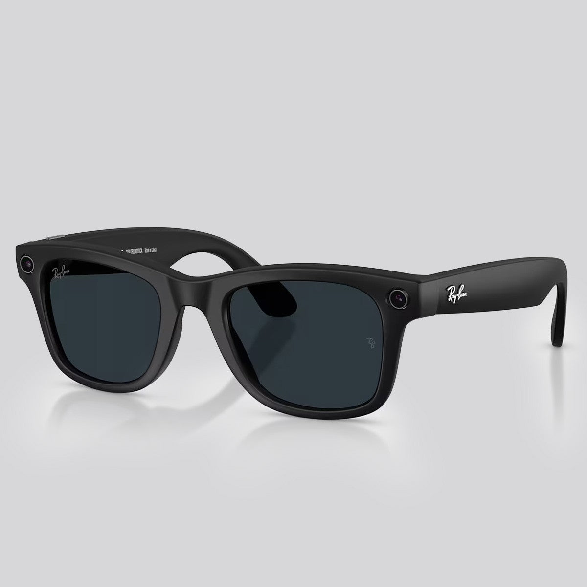 Lentes de Sol Ray-Ban Wayfarer Meta Gen 2 Matte Black Polarizado 53-22
