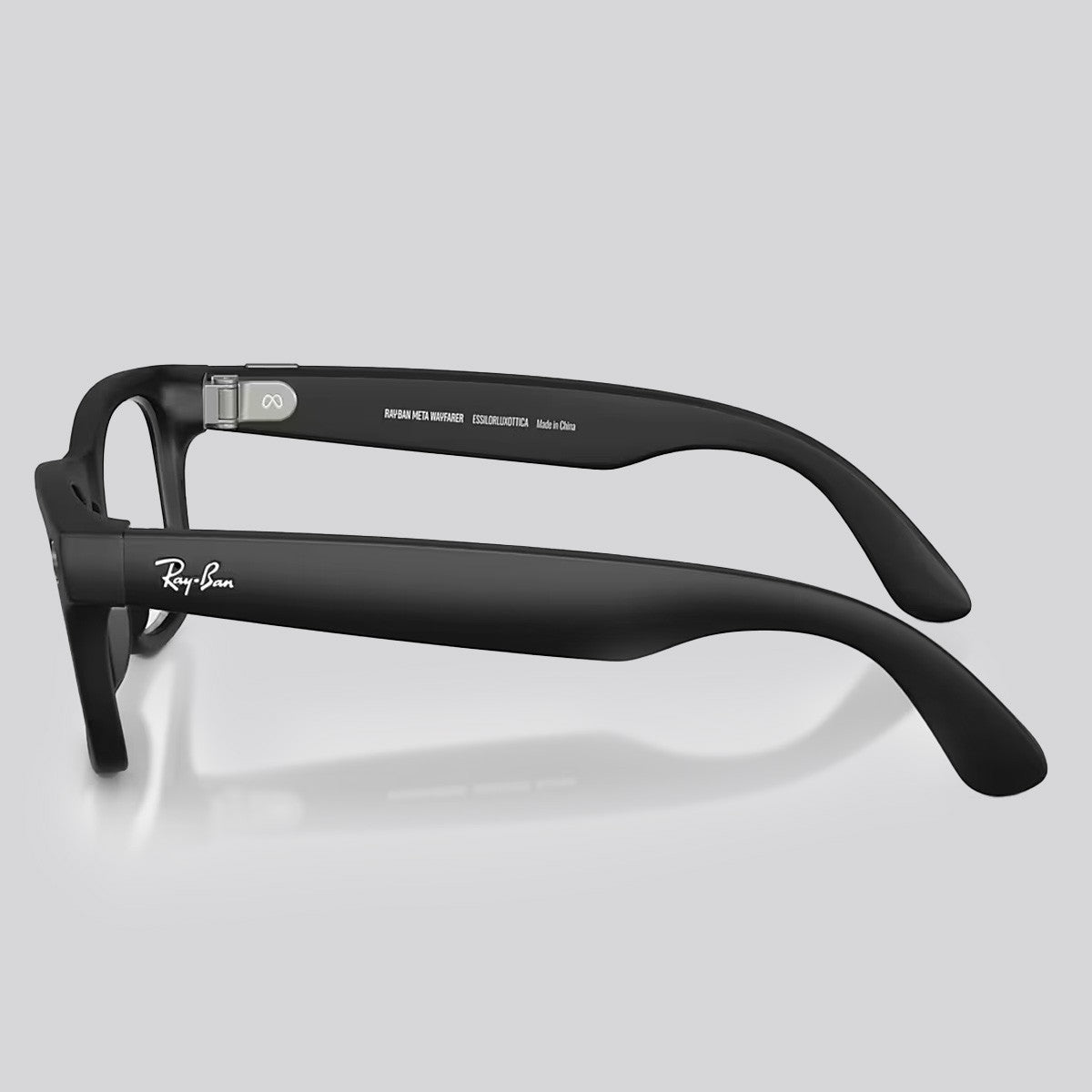 Lentes de Sol Ray-Ban Wayfarer Meta Gen 2 Matte Black Polarizado 53-22