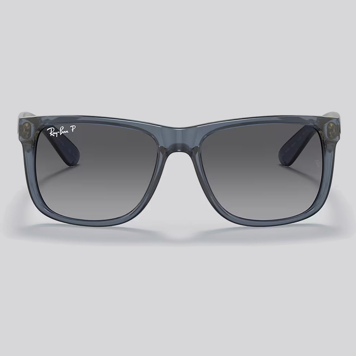 Lentes de Sol Ray-Ban Justin XS Translucent Blue / Grey Polarizado