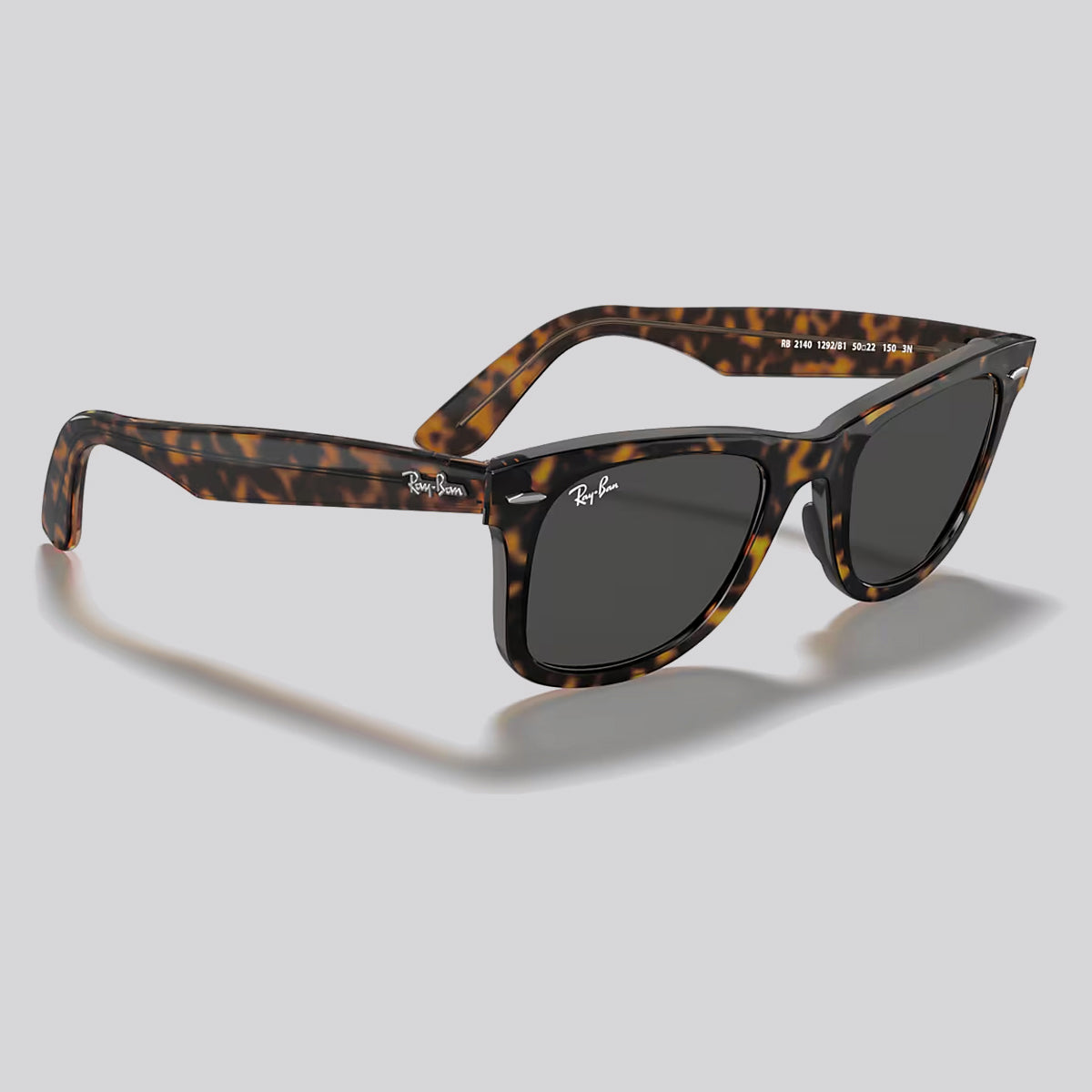 Lentes de Sol Ray-Ban Wayfarer Havana on Transparent Brown / Dark Grey Ray-Ban